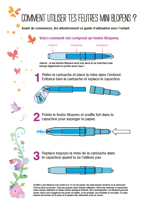 Blopens - Au royaume des fées - Cahier créatif - Playbac