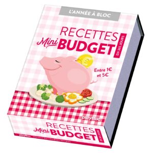 Calendrier Recettes mini budget en 365 jours - L'ANNÉE À BLOC