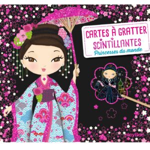 Cartes à gratter scintillantes - Princesses du monde - Minimiki