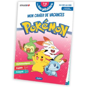 Cahier de vacances 2026 Pokémon - Les incollables - CE1 au CE2 - 7/8 ans