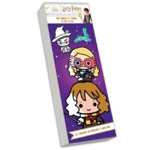 Harry Potter - Mes marque-pages à colorier Les sorcières de Poudlard et leurs amis