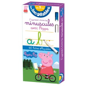 Les incollables - J'apprends à écrire les minuscules avec Peppa