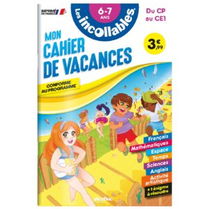 Cahier de vacances 2026 - Les incollables - CP au CE1 - 6/7 ans