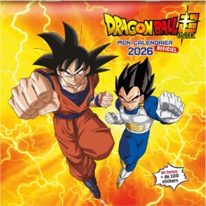 Mon calendrier officiel - Dragon Ball Super 2026 (de sept. 2025 à déc. 2026)