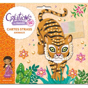 Minimiki - Cartes strass animaux - Créations du monde