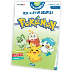 Cahier de vacances Pokémon 2026 - Du CM1 au CM2