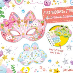 Mes masques en strass - Animaux Kawaii nouvelle édition