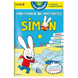 Cahier de vacances 2026 Simon - Les incollables - Moyenne Section à Grande Section - 4/5 ans
