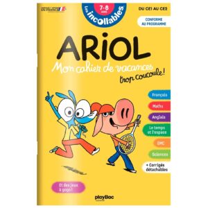 Cahier de vacances 2026 Ariol - Les incollables - CE1 au CE2 - 7/8 ans