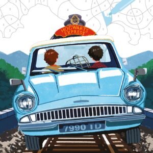 Harry Potter - Marque-pages XXL - Coloriages mystères