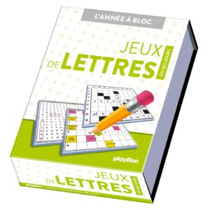 Calendrier Jeux de lettres en 365 jours - Année à bloc
