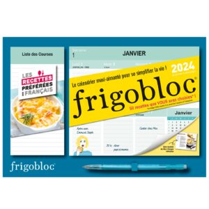 Mini Frigobloc Hebdomadaire 2024 Recettes préférées des Français (de janv. à déc. 2024)