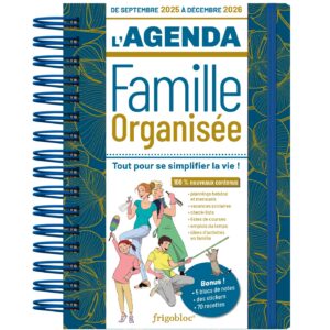 L'agenda 2026 de la famille organisée ! (de sept. 2025 à déc. 2026) - Edition 2025