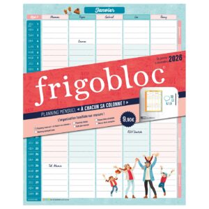 FRIGOBLOC - À CHACUN SA COLONNE (de janv. à décembre 2026) - Edition 2025