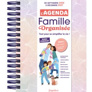 L'agenda 2027 de la famille organisée Maxi format (de sept. 2026 à déc. 2027)