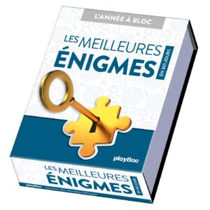 Calendrier les meilleures énigmes en 365 jours - Année à bloc
