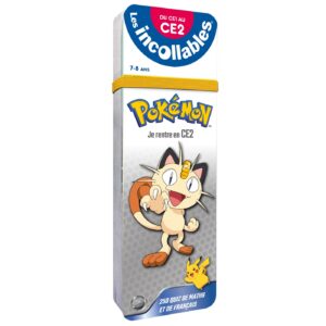 Les incollables - Je rentre en CE2 avec Pokémon 7/8 ans