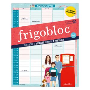 Frigobloc à chacun sa colonne - Calendrier organiseur familial (de janv. à décembre 2027)