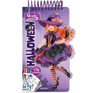 Carnet créatif Mode Academy Halloween (avec un bracelet)